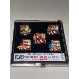 1996 Atlanta Olympic Torch Relay Coca Cola‎ Pin Set Limited Edition
